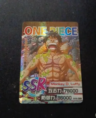 Card One Piece Monkey D. Luffy SSR WH-064