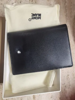 Billetera Montblanc Negra Hombre