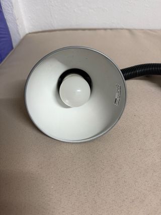 Flexo Pinza Gris Bombilla Incluida