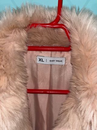 Abrigo beige mujer XL