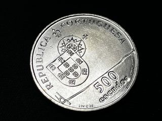 500 Escudos Portugal 1998 Plata