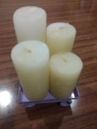 Conjunto 4 Velas Decorativas