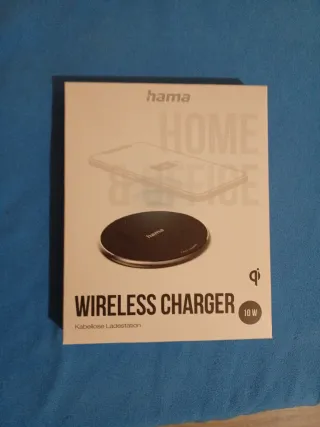 Cargador Inalámbrico Hama 10W Qi