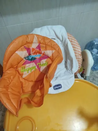 Trona de bebé naranja