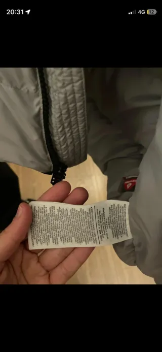 Plumífero Nike Air Max Gris Negro