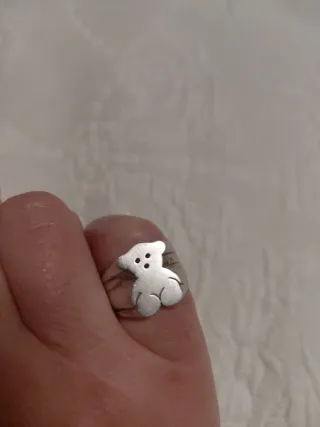 Anillo Tous Oso Plata
