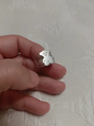 Anillo Tous Oso Plata