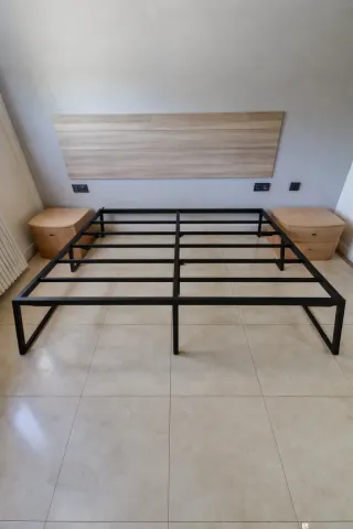 Estructura Cama Metal Negra