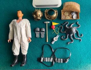 Buzo con escafandra Hasbro 1973