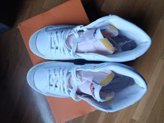 Nike Blazer Mid 77 Hombre Blancas Originales Madri