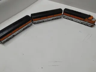 Set tren Ho Rio Grande trío locomotora y 6 coches