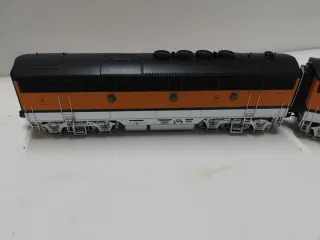 Set tren Ho Rio Grande trío locomotora y 6 coches