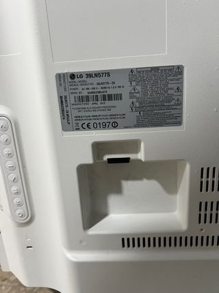 Televisor LG Blanco precio negociable