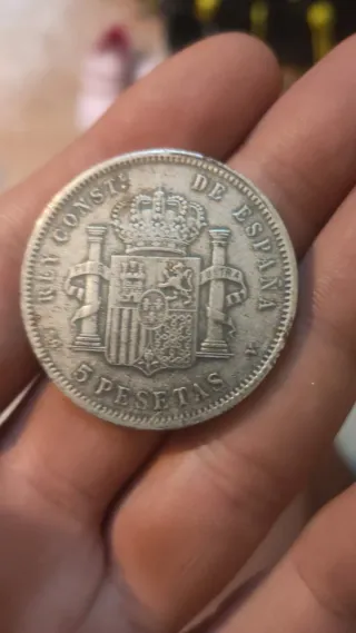 Cuatro Monedas AlfonsoXll 1882,1875,1885, Xlll1892