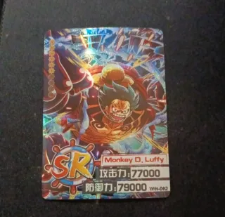 Monkey D Luffy SR Holo One Piece Carta