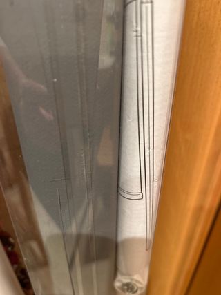 Estor FRIDANS IKEA beige 185 cm ancho y largo 195c