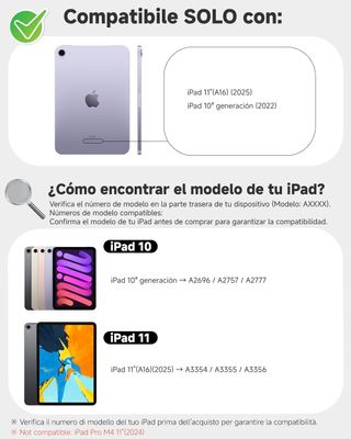 NUFLAZ Teclado Magic ipad 11Generación A16 2025