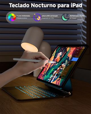 NUFLAZ Teclado Magic ipad 11Generación A16 2025