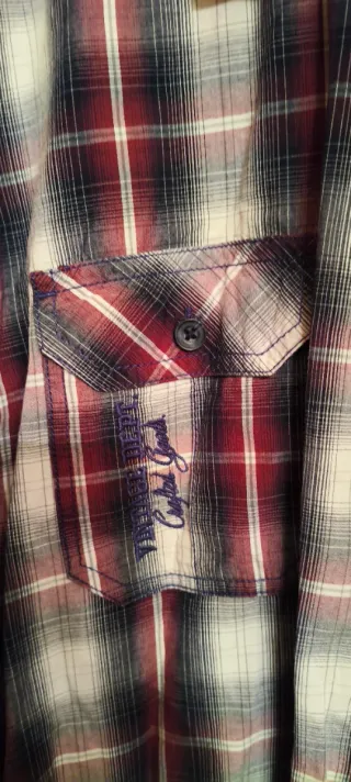 Camisa cuadros multicolor