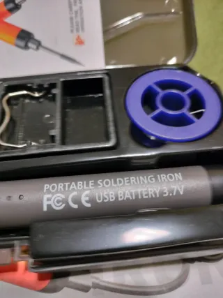 Soldador USB C 3.7V con Estuche