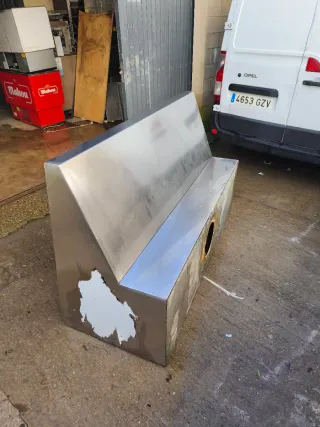 Campana industrial acero inoxidable