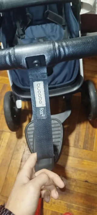 buoabo fox2 Silla de paseo azul oscuro con capota