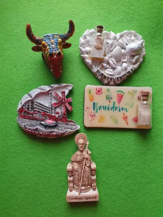 Lote 5 Imanes Nevera España