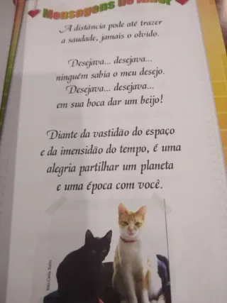 Livro de pequenas mensagens amor