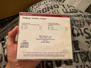 CD Gilels Mozart Concierto Piano Orquesta