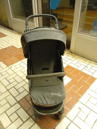 Carrito de bebé Asalvo gris