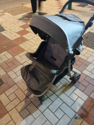 Carrito de bebé Asalvo gris