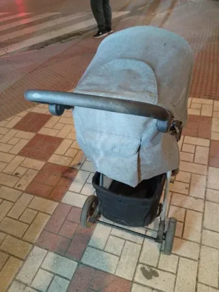 Carrito de bebé Asalvo gris