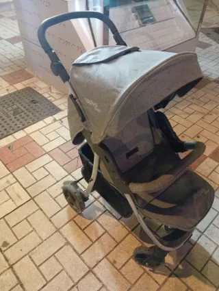 Carrito de bebé Asalvo gris