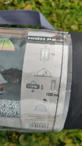 Tienda campaña High Peak Minipack 2 personas