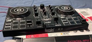 Mesa de mezclas Hercules DJControl Compact