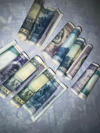 7 Billetes 100 Pesetas