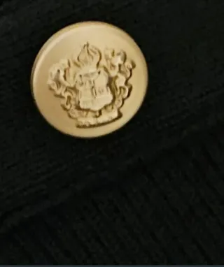 Jersey punto entallado rayas azul marino mujer