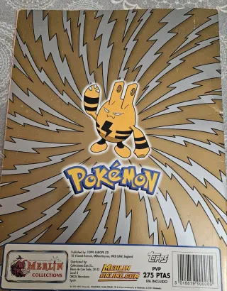 Álbum Pokémon 2001 Merlin Collections