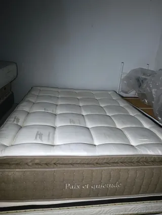 Colchón y Base Tapizada 160x200