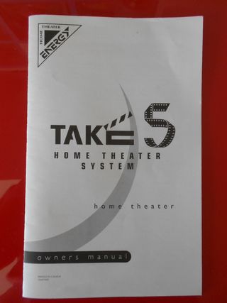 Sistema Home Theater Energy 3 Canali