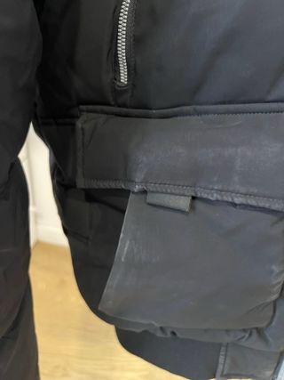 Anorak joven negro con forro