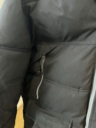 Anorak joven negro con forro