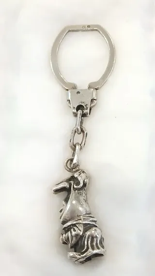 Porta-chaves Prata Frade