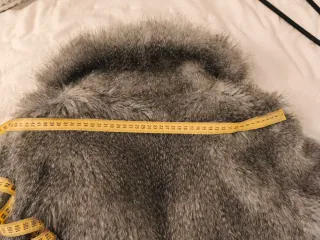 Chaquetón pelo gris