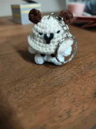 Portachiavi uncinetto fatto a mano