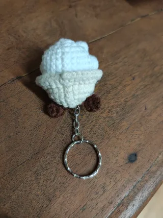 Portachiavi uncinetto fatto a mano