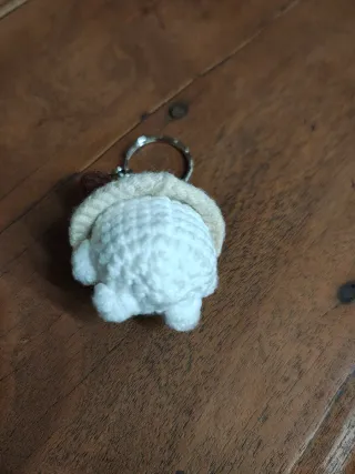 Portachiavi uncinetto fatto a mano