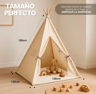 Tienda de campaña infantil tipo tipi