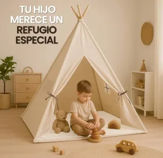 Tienda de campaña infantil tipo tipi