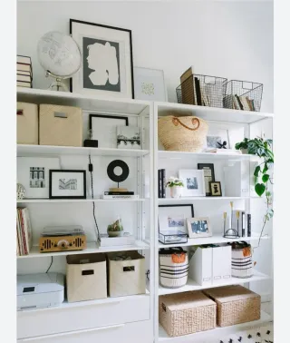 Estantería blanca Fjalkinge Ikea